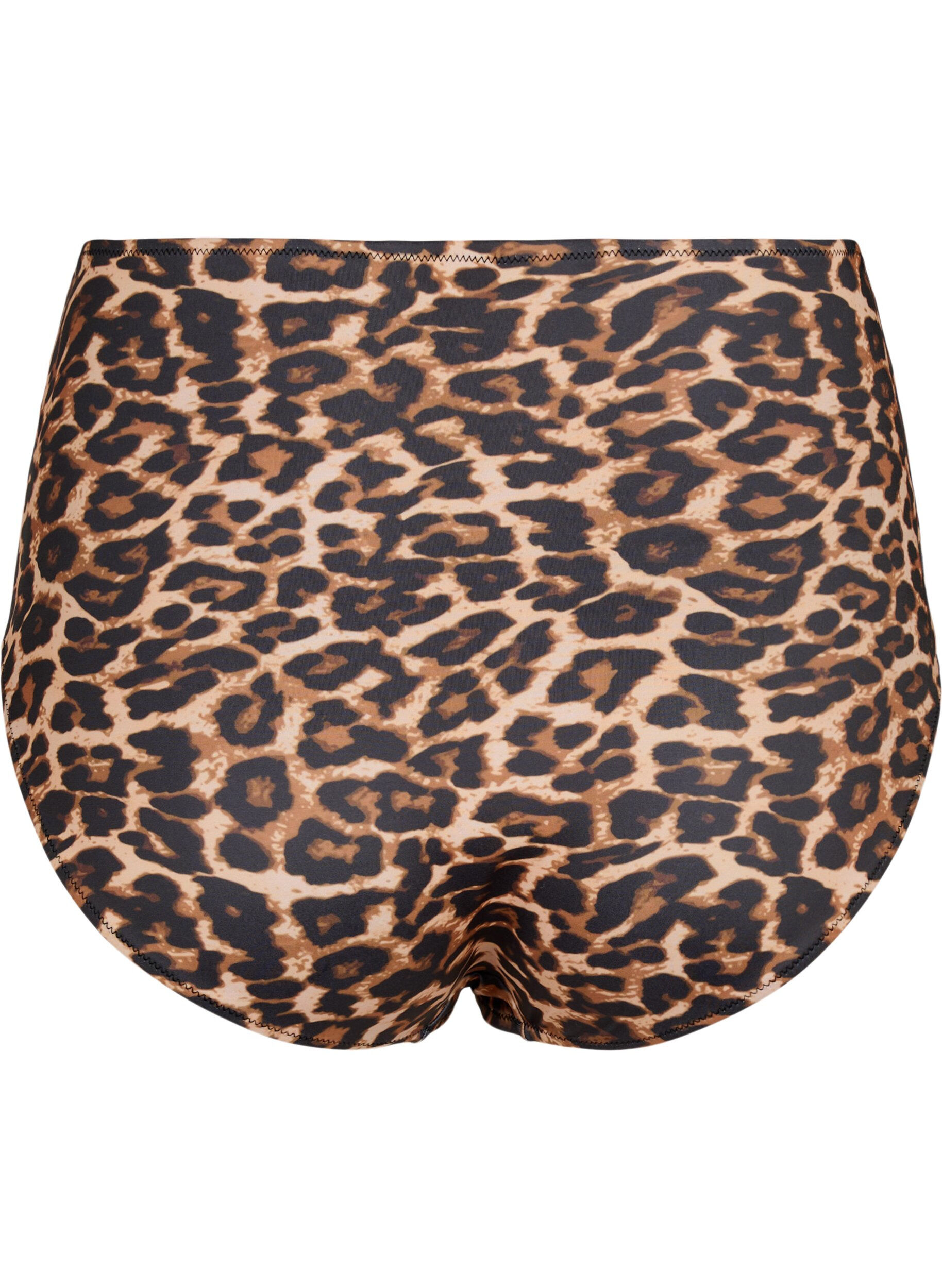 ZizziHoch taillierte Bikini-Hose mit Leopardenprint, Leopard Print, Packshot image number 1