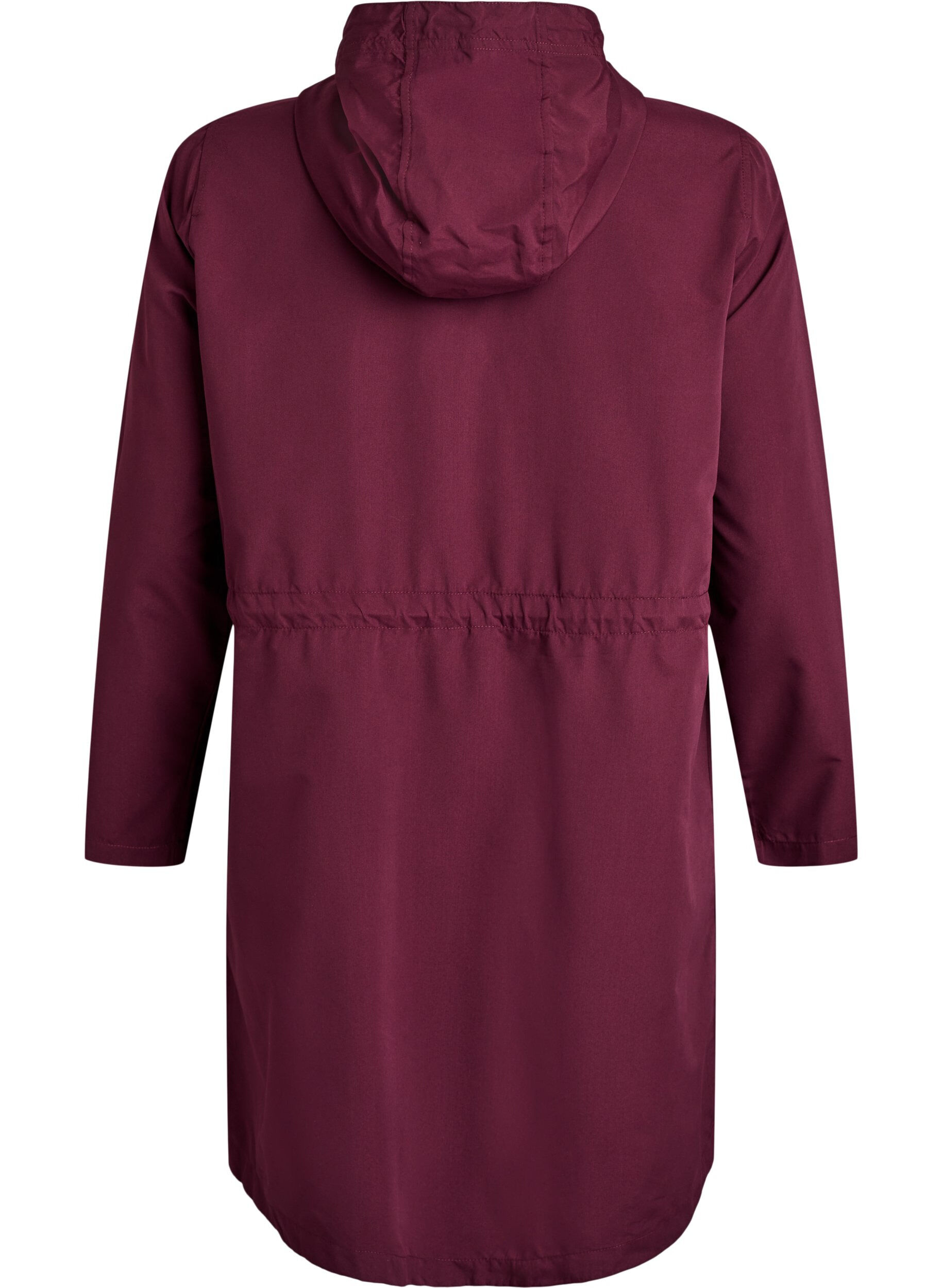 ZizziFLASH - Leichter Parka mit Kapuze, Rot, Packshot image number 1