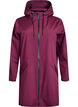 Regenjacke mit Taschen und Kapuze, Dunkles Bordeaux, Packshot image number 0