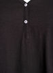 Langarmshirt mit V-Ausschnitt und Kn&ouml;pfen, Schwarz, Packshot image number 2