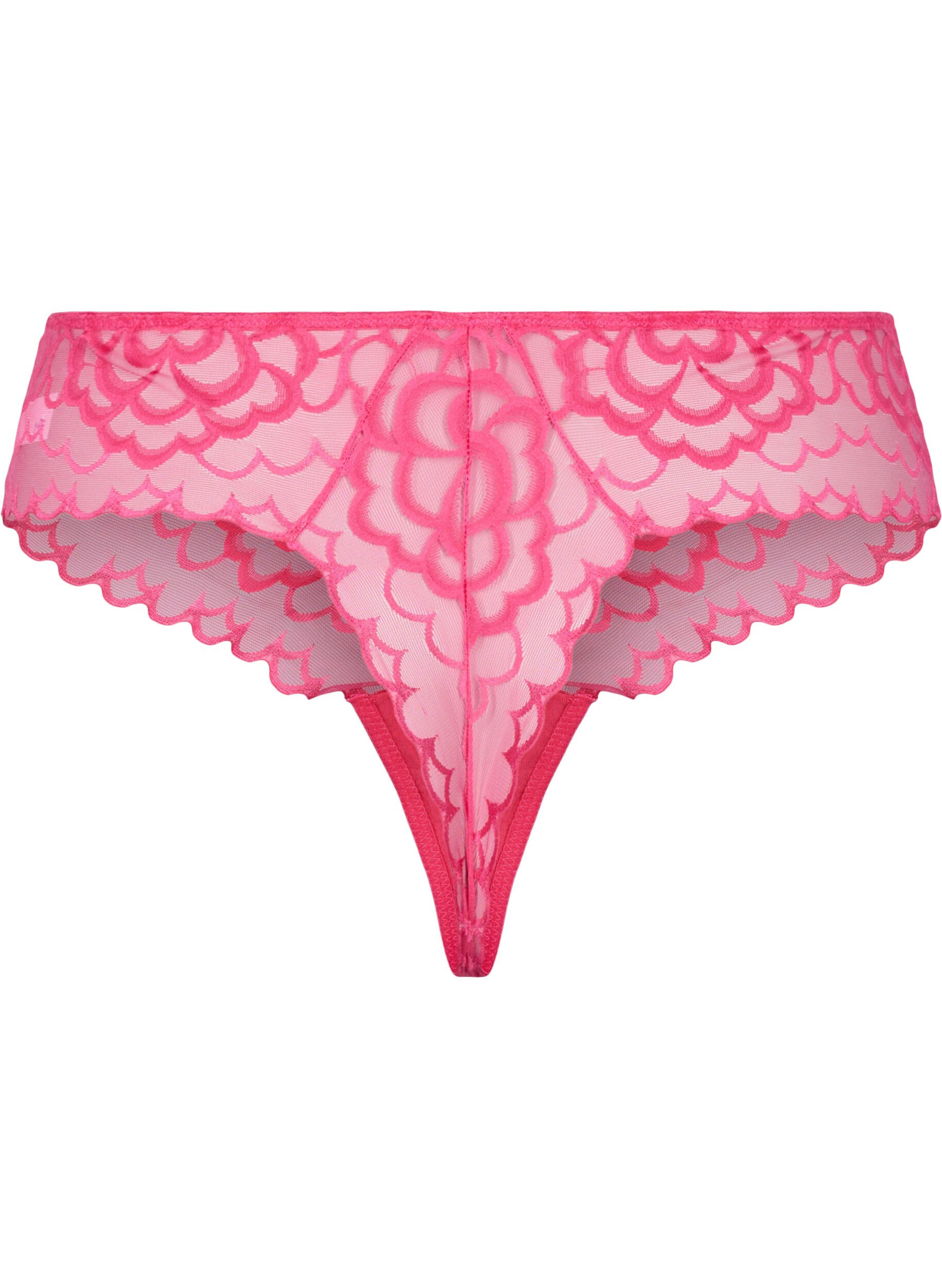 ZizziG-String mit Spitze und normaler Taillenh&ouml;he, Jazzy, Packshot image number 1