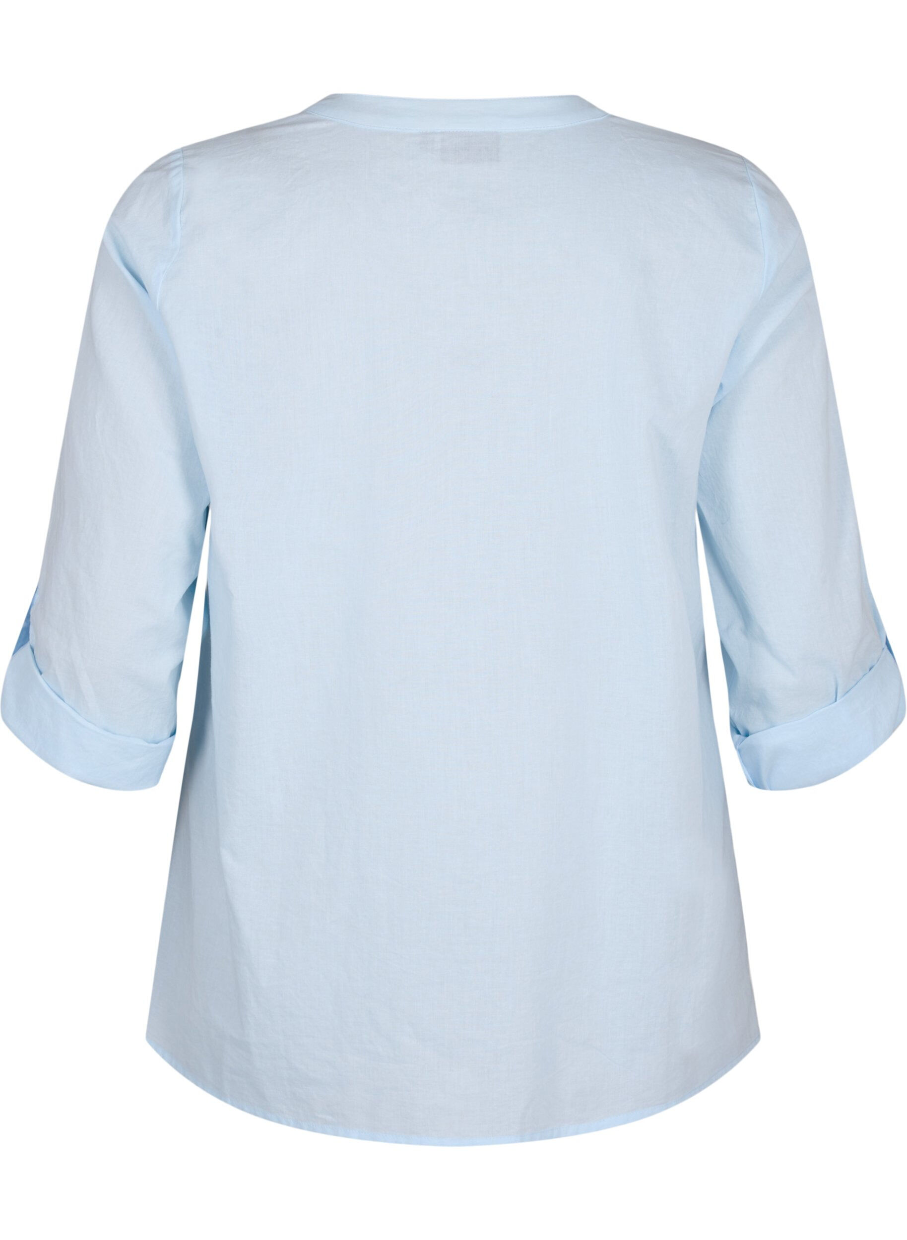 ZizziFLASH - Shirt mit H&auml;keldetail, Cashmere Blue, Packshot image number 1