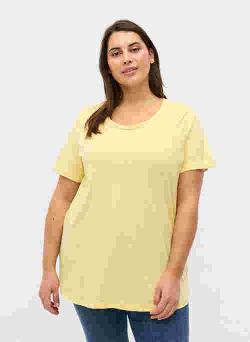 Kurzarm T-Shirt aus Baumwolle mit Aufdruck