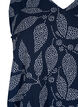 Gedrucktes Top mit V-Ausschnitt, Navy B. w. Dot Leaf, Packshot image number 2