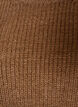 Strickbluse mit Rippstruktur und Knopfdetails, Braun, Packshot image number 2