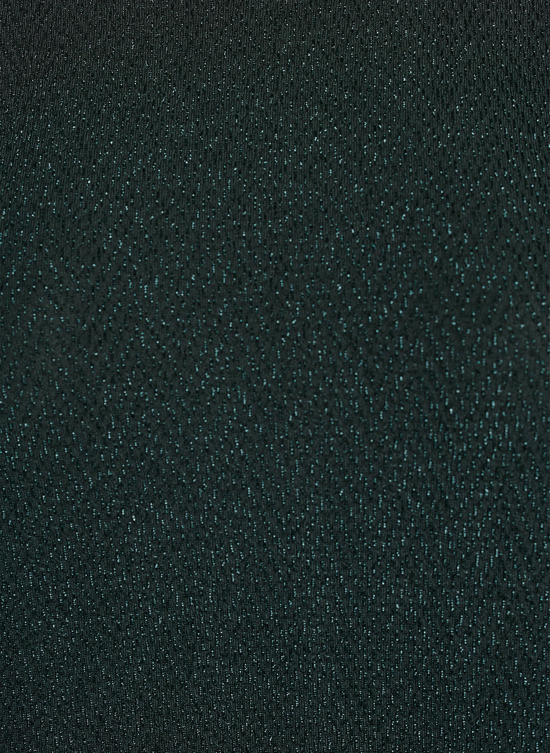 ZizziBluse mit Glitzermuster und 3/4-&Auml;rmeln, Gr&uuml;n, Packshot image number 2