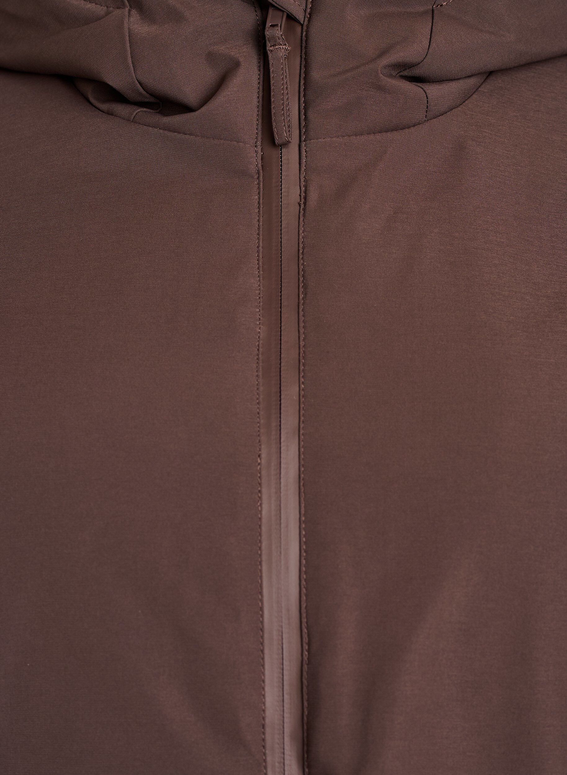 ZizziWinterjacke mit verstellbarer Taille, Braun, Packshot image number 2