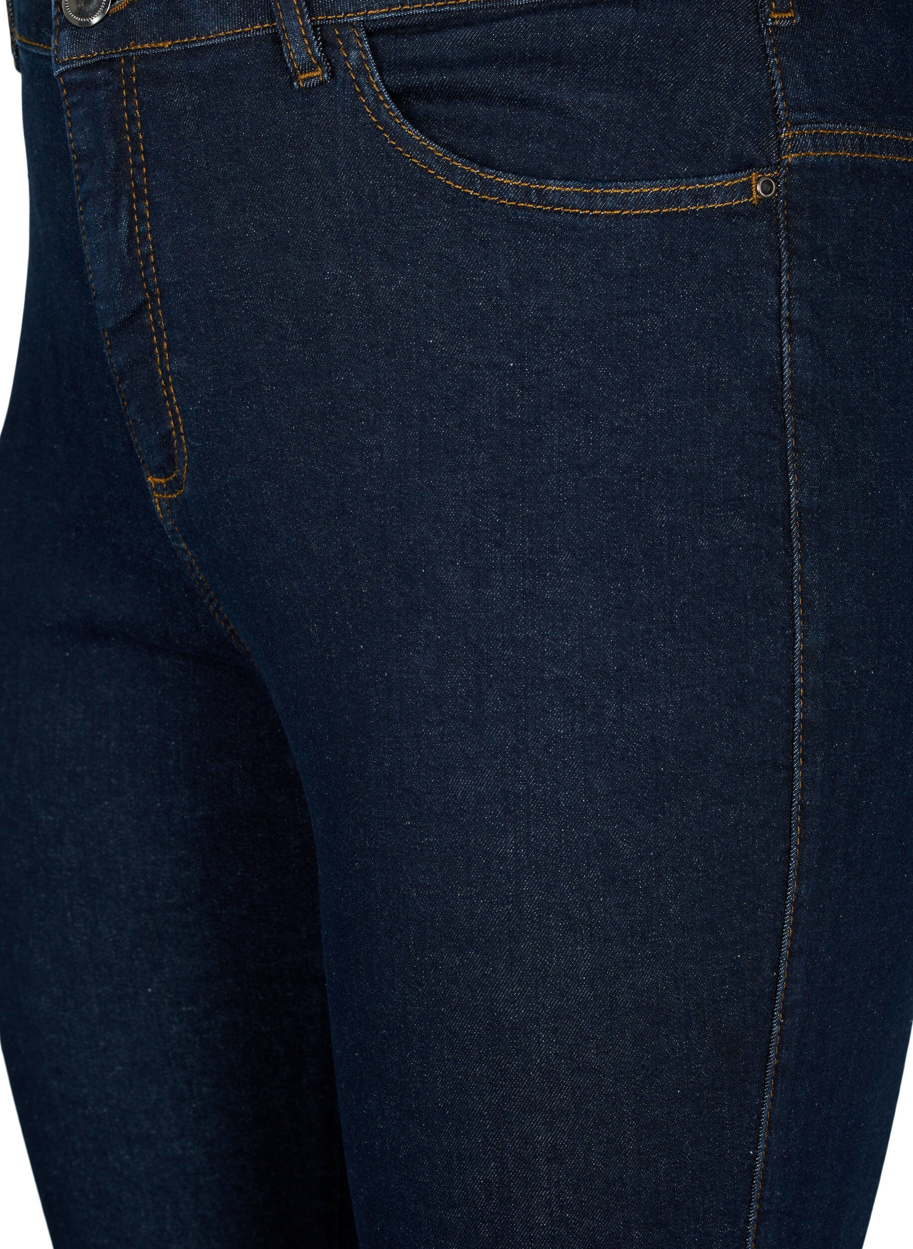 ZizziEllen Bootcut-Jeans mit hoher Taille, Blau, Packshot image number 2
