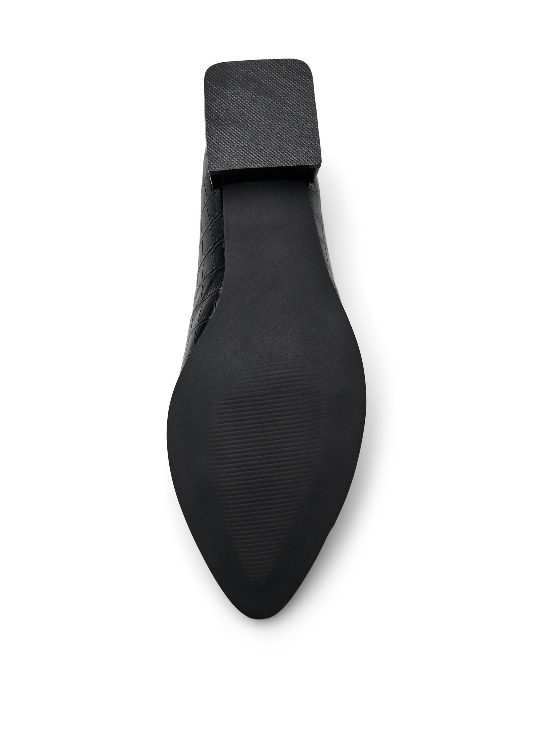 ZizziExtra-Weite - Loafer mit Krokodilpr&auml;gung, Schwarz, Packshot image number 4