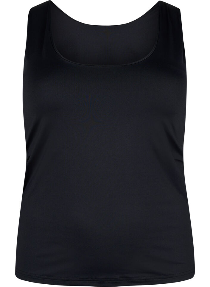 Wende-Top aus Stretchmaterial, Black, Packshot image number 0