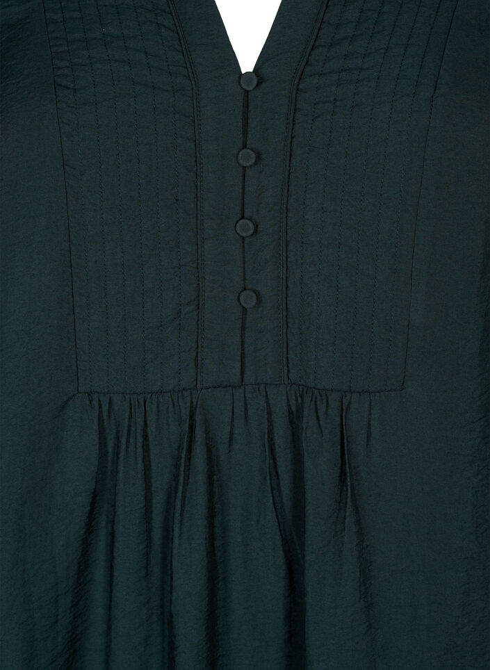 Kurzes Kleid mit Ziern&auml;hten und Kn&ouml;pfen, Scarab, Packshot image number 2