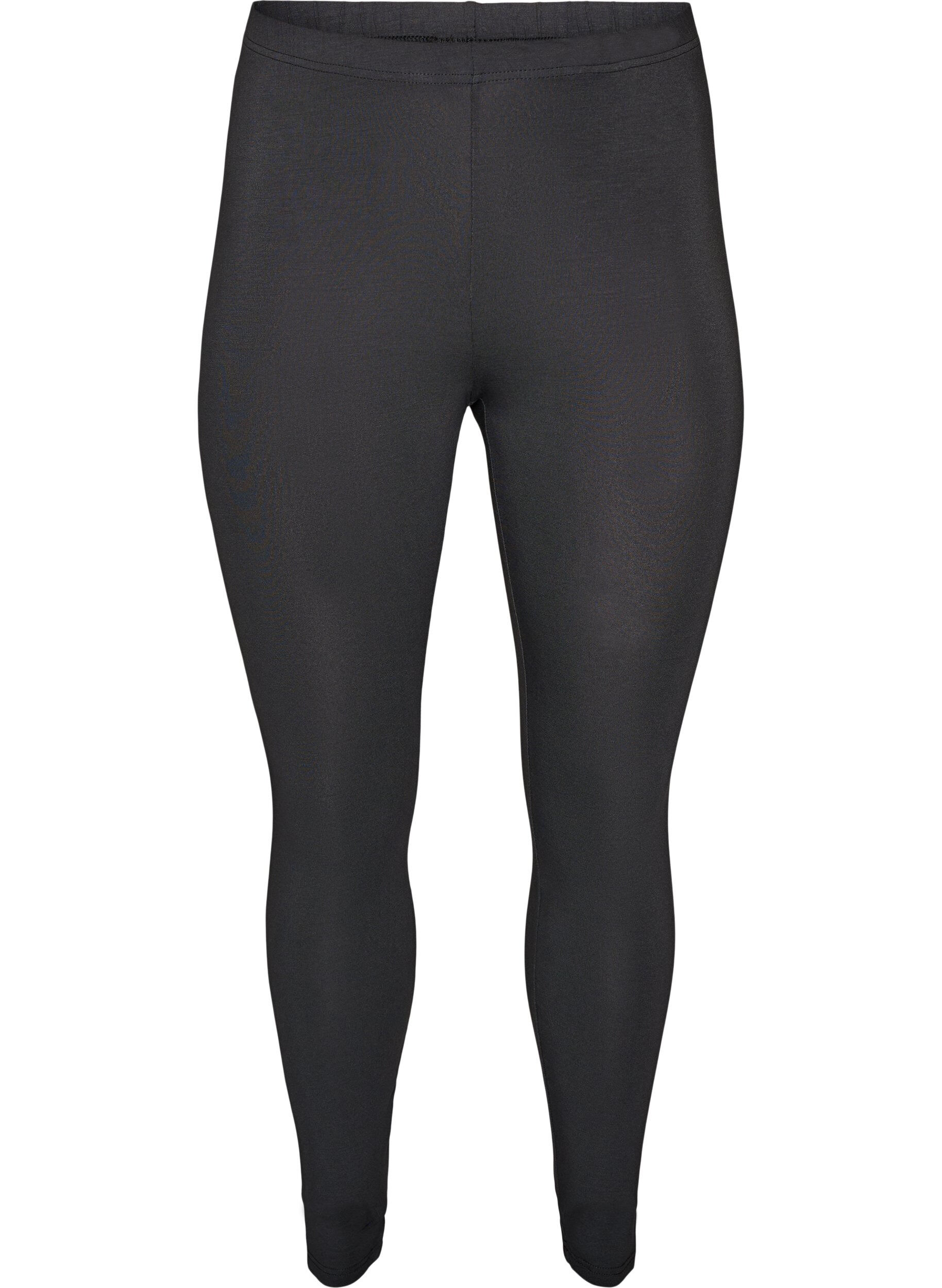 ZizziBasic-Leggings aus Viskose, Grau, Packshot image number 0