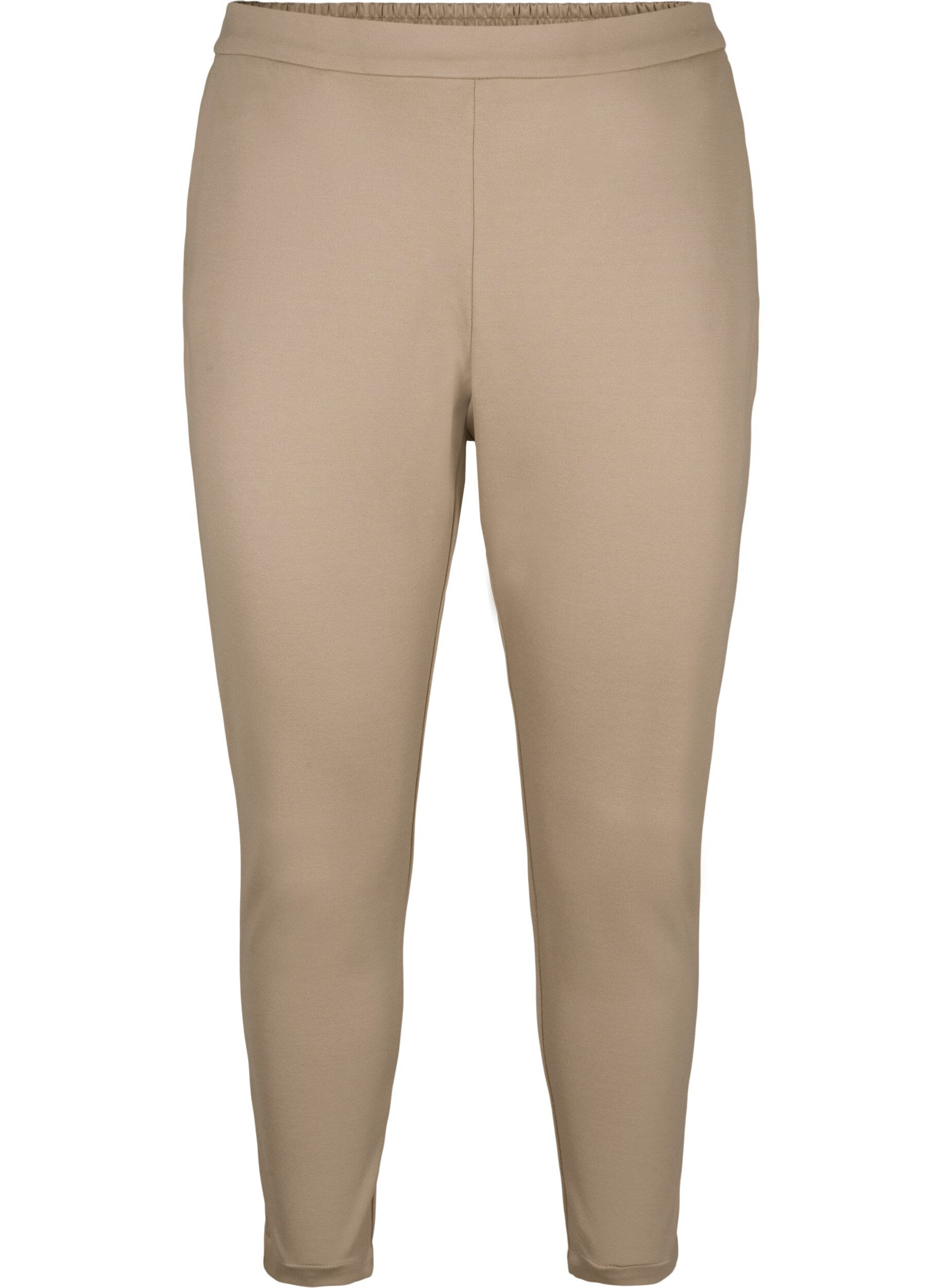 ZizziCropped-Hose mit Taschen, Beige, Packshot image number 0