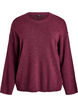 Lockerer Strickpullover mit markanten Nähten, Dunkles Bordeaux, Packshot image number 0