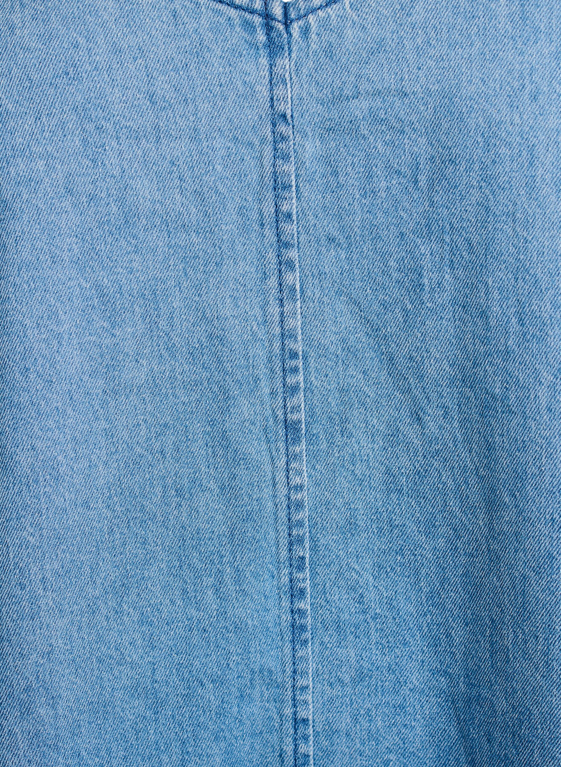 ZizziJeans-Latzkleid mit V-Ausschnitt, Blau, Packshot image number 2