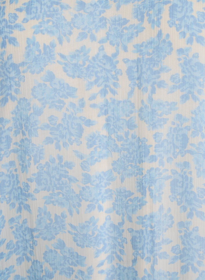 Kurzes Chiffonkleid mit H&auml;kel&shy;details, Blau, Packshot image number 2