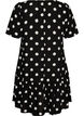 Kleid aus Viskose mit Schnittlinie, Schwarz, Packshot image number 1