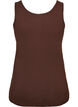 Einfarbiges Basic Top aus Baumwolle, Braun, Packshot image number 1