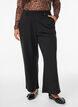 Lockere Hose mit Taschen, Schwarz, Model image number 2