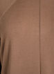 Strickbluse mit Rundhalsausschnitt und Strickmuster, Braun, Packshot image number 2