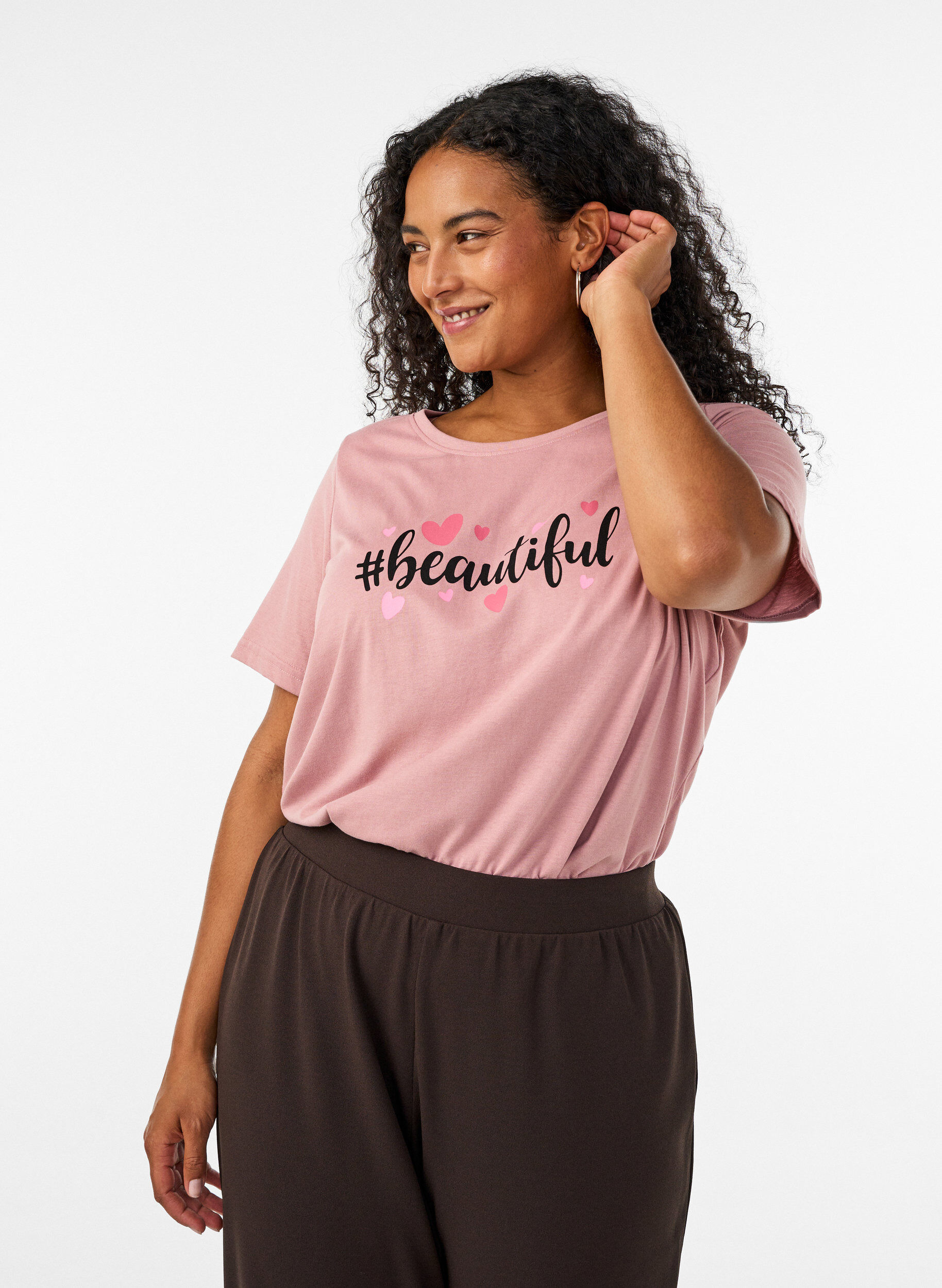 ZizziT-Shirt mit Print, Rot, Model image number 0
