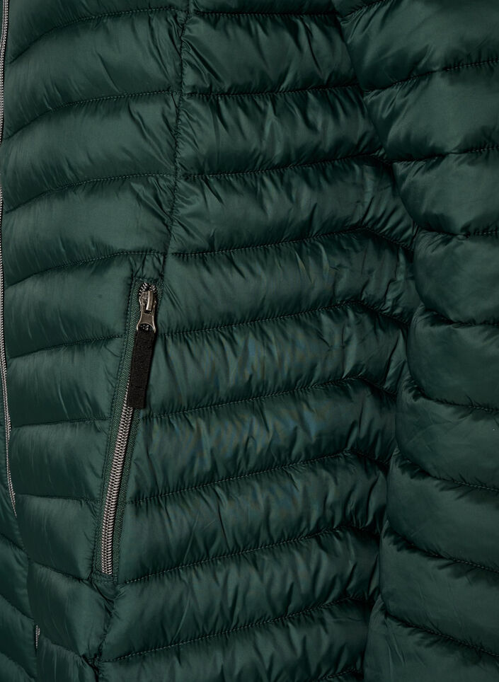 Leichte Jacke mit Taschen und abnehmbarer Kapuze, Gr&uuml;n, Packshot image number 3