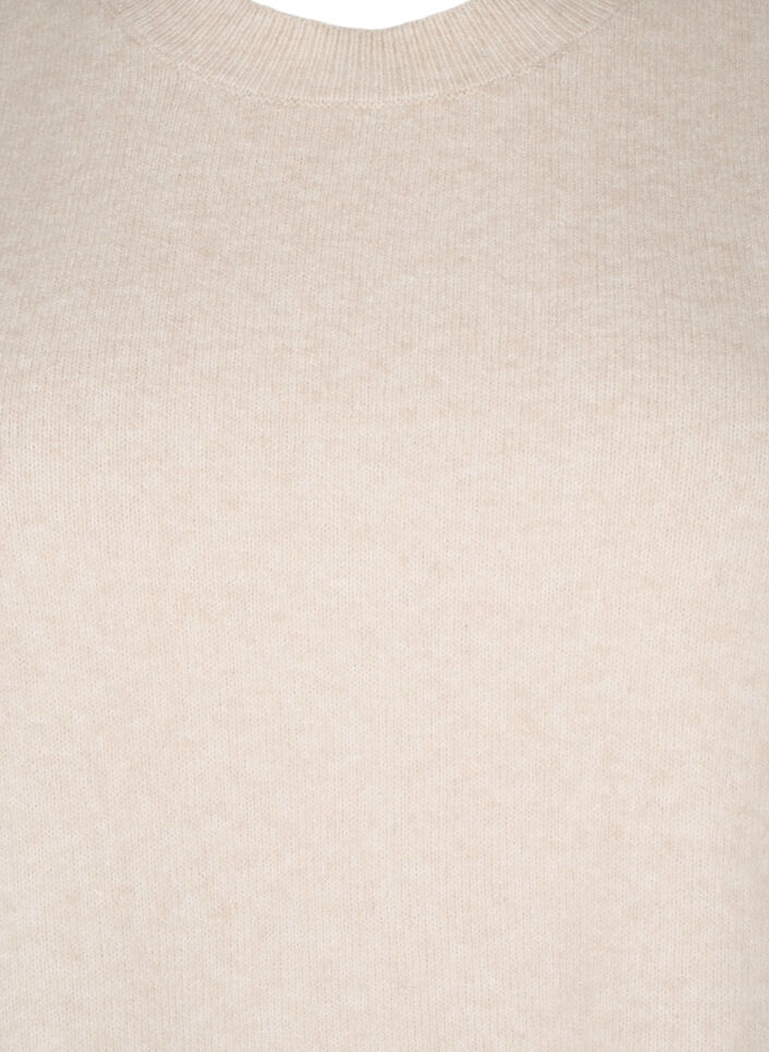  Strickweste mit Rippbündchen, Pumice Stone Mel., Packshot image number 2