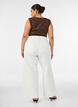 Myra Jeans mit hoher Taille und weiter Passform, Wei&szlig;, Model image number 1
