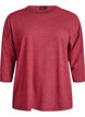 Bluse aus Jersey mit 3/4-&Auml;rmeln, Rot, Packshot image number 0