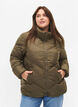 Kurze Puffer-Winterjacke mit Taschen, Bungee Cord , Model image number 0
