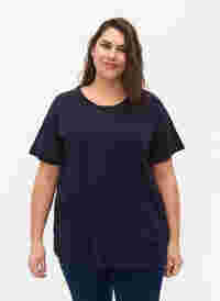 FLASH - 2er-Pack T-Shirts mit Rundhalsausschnitt, Navy Blazer/Black, Model