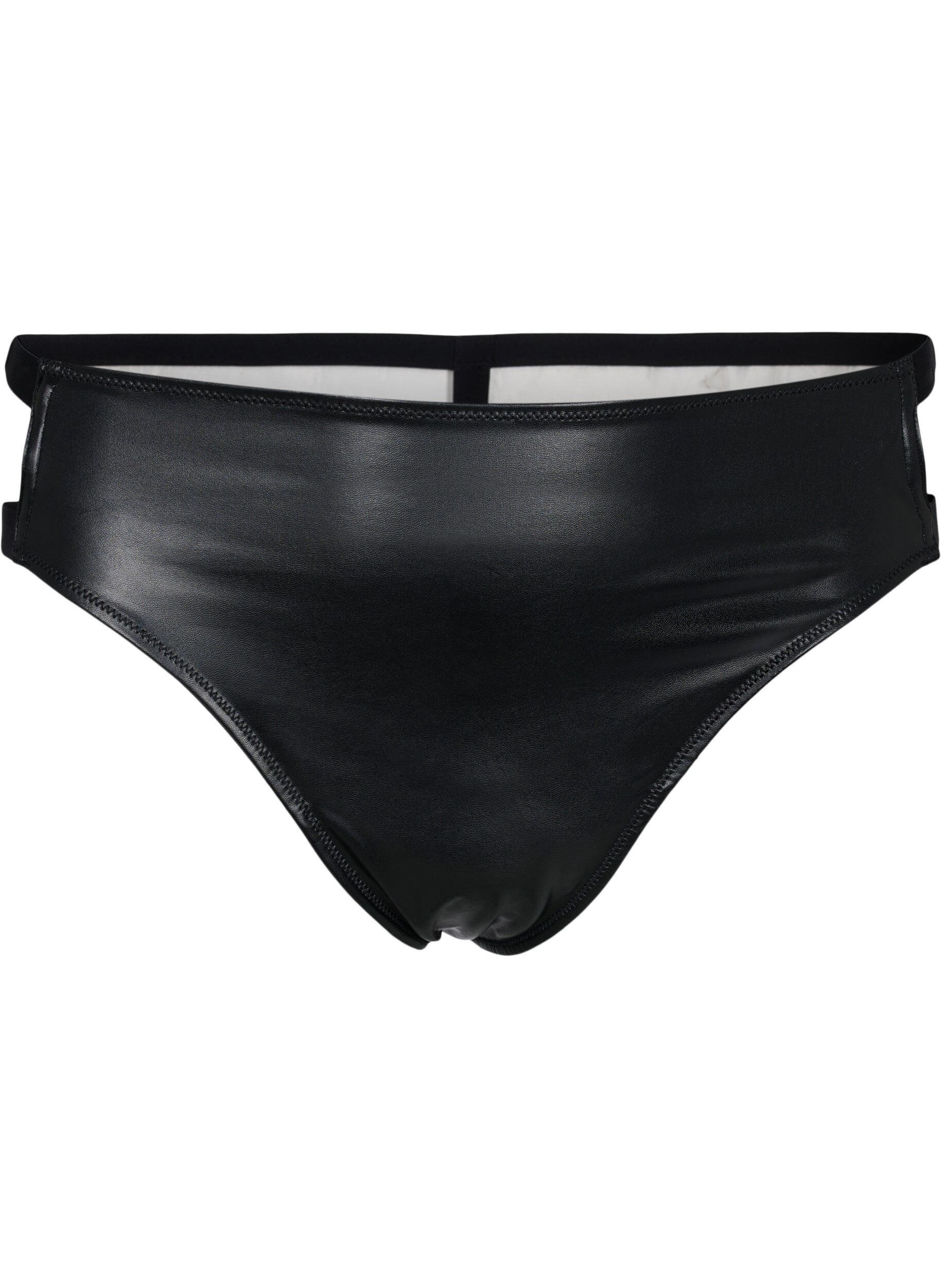 ZizziBeschichteter G-String, Black, Packshot image number 0