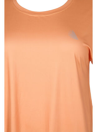 Kurzärmeliges Trainings-T-Shirt, Apricot Nectar, Packshot image number 2