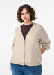 Strickjacke mit Wolle und Schleifenknöpfen, Beige, Model image number 0