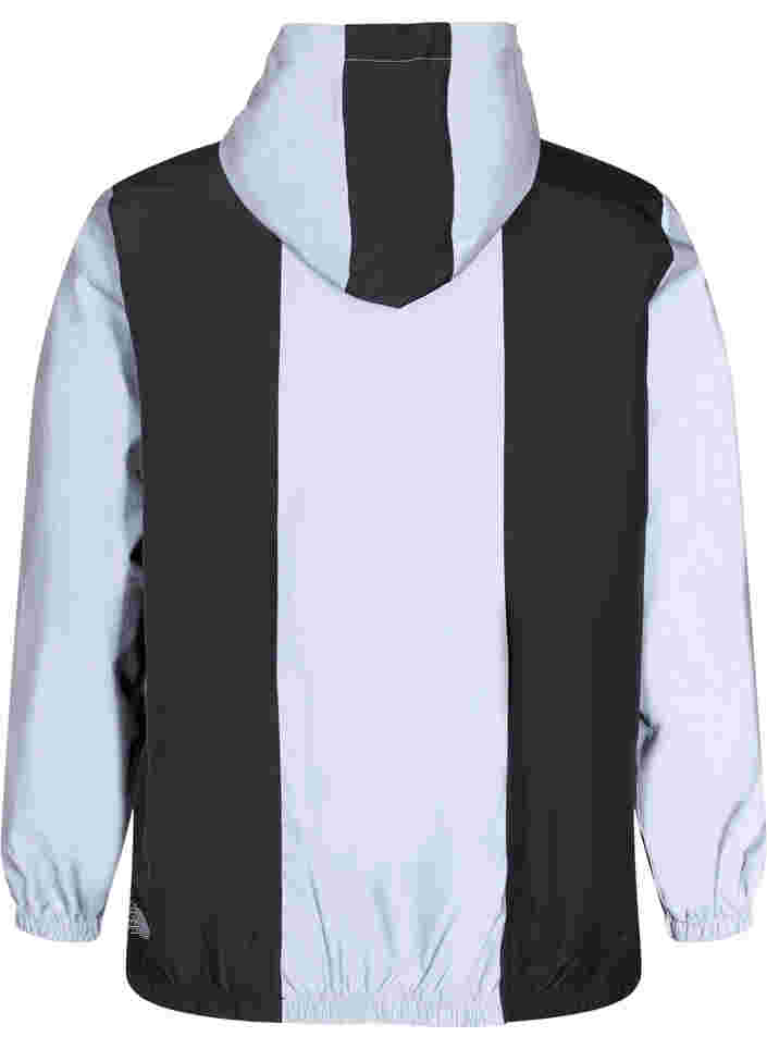 Reflektierende Jacke mit Kapuze, Black w. Reflex, Packshot image number 1