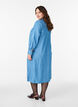 Midi-Hemdblusenkleid aus weichem Lyocell-Denim, Blau, Model image number 1