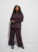 Sweatshirt mit hohem Kragen und Rei&szlig;verschluss, Braun, Model image number 1