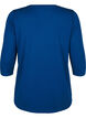 Trainingsshirt mit 3/4-&Auml;rmeln, Blau, Packshot image number 1