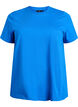 Basic-T-Shirt aus Baumwolle mit Rundhalsausschnitt, Blau, Packshot image number 0