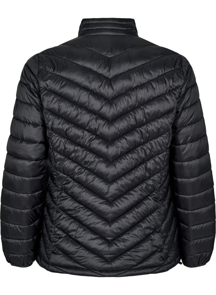 Leichte Jacke mit Taschen, Schwarz, Packshot