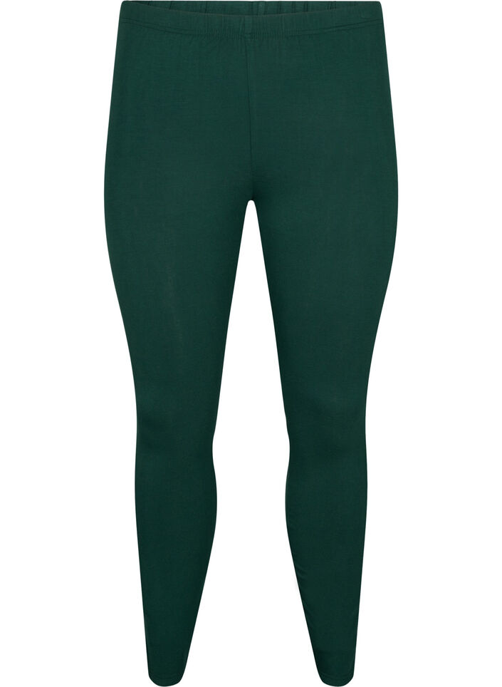 Basic-Leggings aus Viskose, Gr&uuml;n, Packshot image number 0