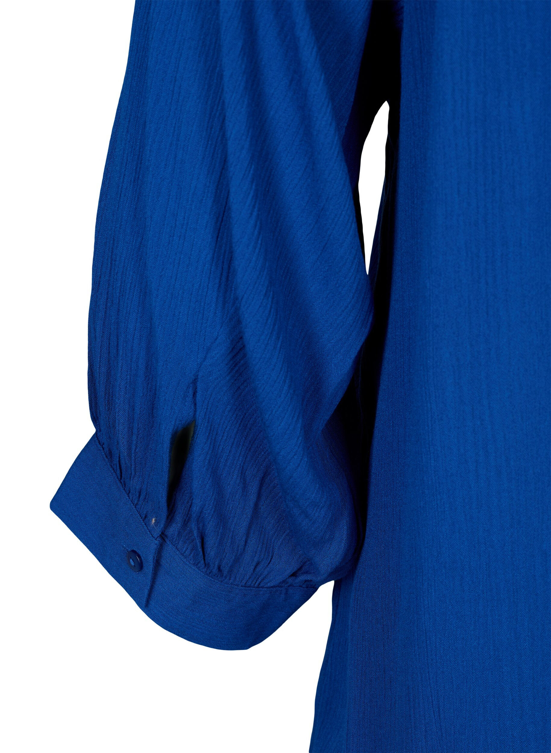 ZizziViskosetunika mit 3/4-&Auml;rmeln, Blau, Packshot image number 3