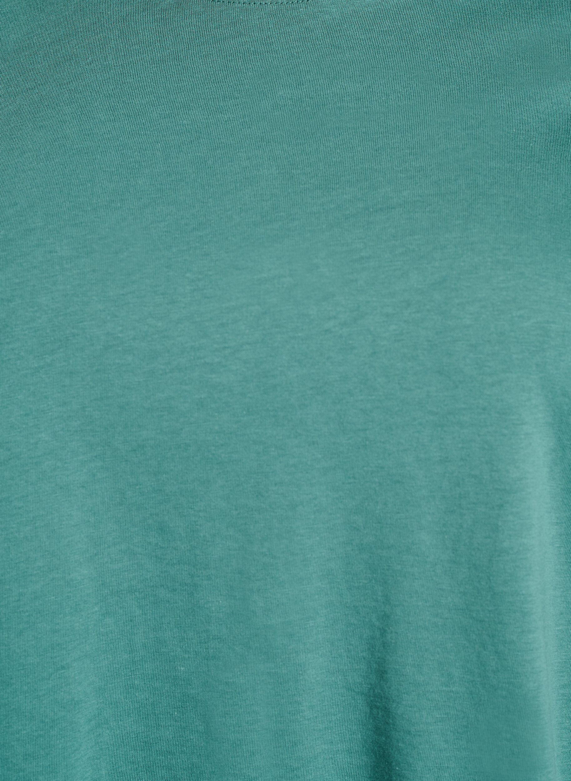 ZizziBasic-T-Shirt aus Baumwolle mit Rundhalsausschnitt, Gr&uuml;n, Packshot image number 2