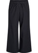 Lockere Hose mit hohem Bund und Taschen, Schwarz, Packshot image number 0