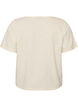 Strukturierte Bluse aus Baumwolle mit Knopfleiste, Vanille, Packshot image number 1