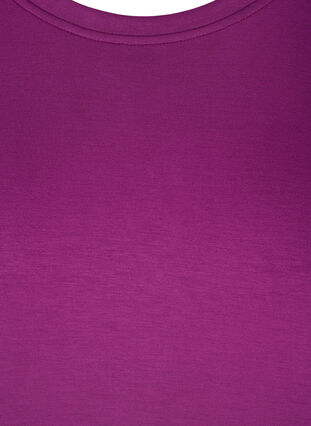 Sweatbluse mit Rundhals und langen Ärmeln, Dark Purple, Packshot image number 2