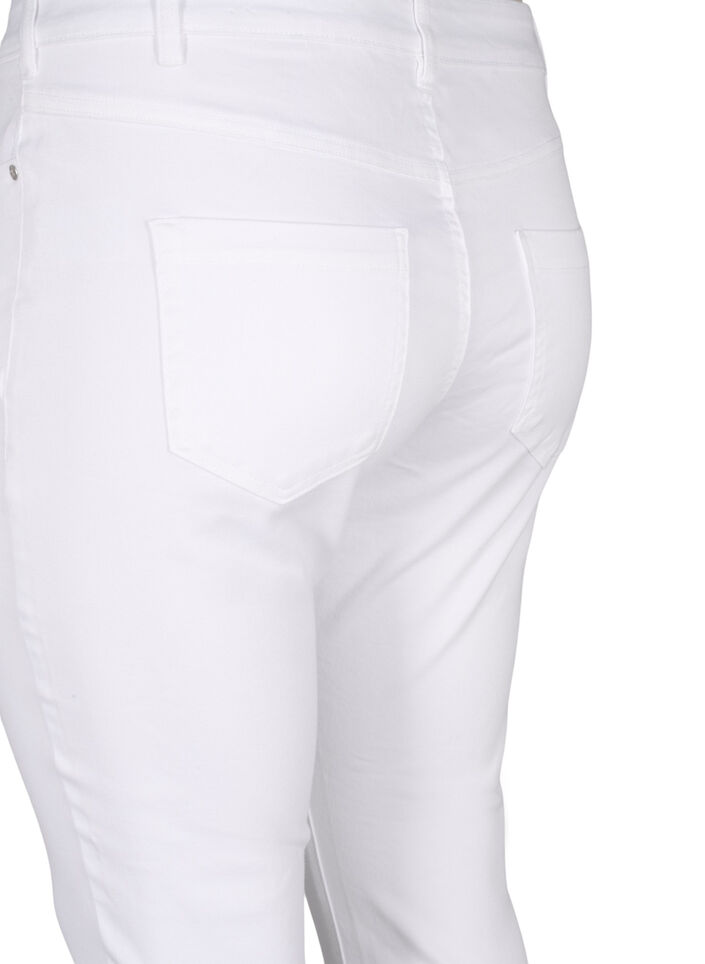 Viona Jeans mit normaler Taille, Weiß, Packshot image number 3