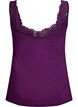 Top aus Viskose mit Spitze, Lila, Packshot image number 1