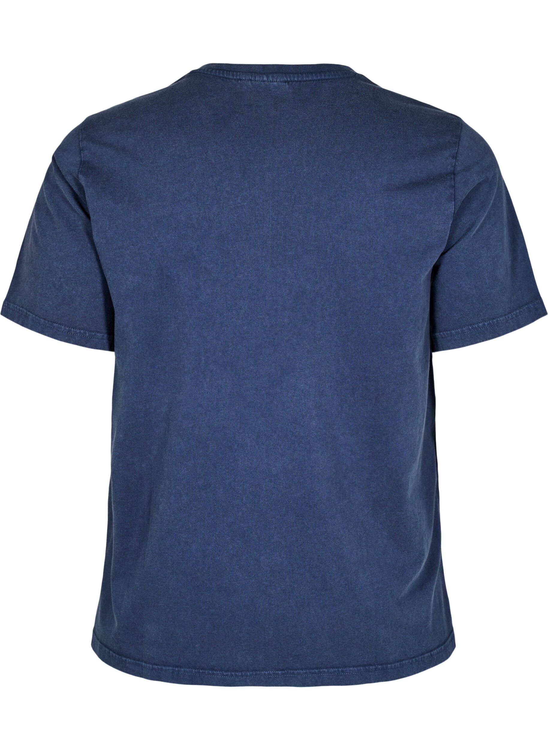 ZizziT-Shirt mit &Ouml;sen und Print, Navy Washed , Packshot image number 1