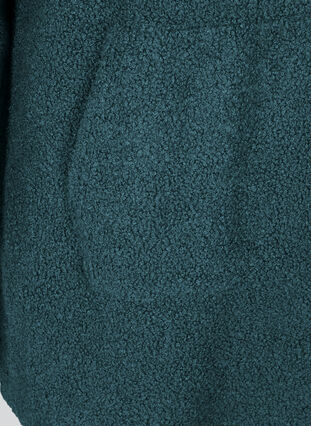 Kapuzenpullover aus Teddy-Fleece mit Tasche, Reflecting Pond, Packshot image number 3